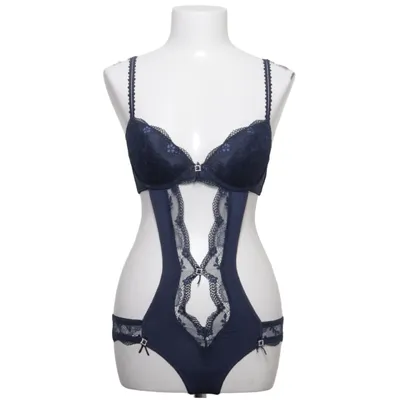 Lingerie body (Blue) from Jette Elastane, Polyamide, Polyester