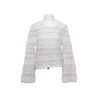 Trui (Wit, Zilver) van Lindex Kids Katoen, Metallvezel, Polyester