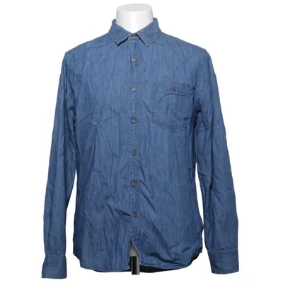 Denim shirt (Blue) from 21 Men Cotton