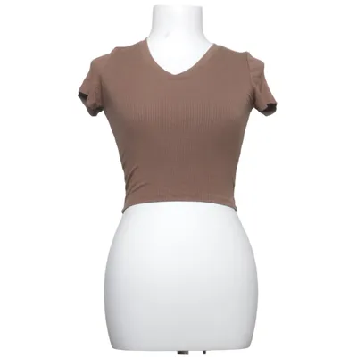 T-shirt (Brown) from Active Basic Elastane, Viscose