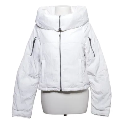 Down jacket (White) from Phard Down, Feather, Metallic fiber, Nylon, Polyester