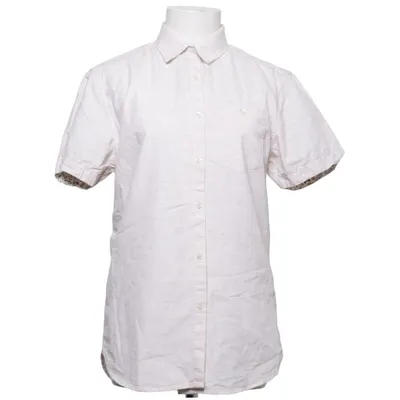 Chemise à manches courtes (Beige) de Denim & Flower Coton, Lyocell