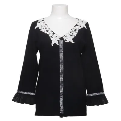 Cardigan (Noir, Blanc) de Komplimente Polyamide, Viscose