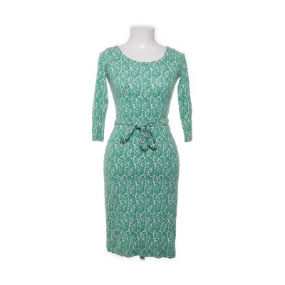 Klänning (Grön, Vit, Flerfärgad) från Vera Velour Elastan, Viskos