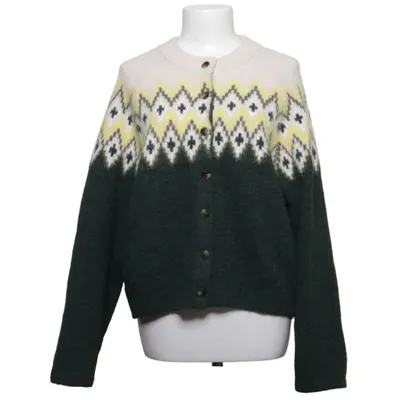 Strickjacke (Grün, Mehrfarbig) von Divided by H&M Polyester, Polyamid, Wolle, Elasthan