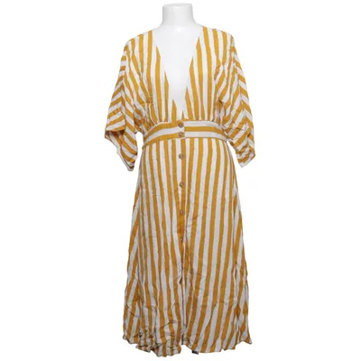 Dress (Yellow, White) from Japna Viscose
