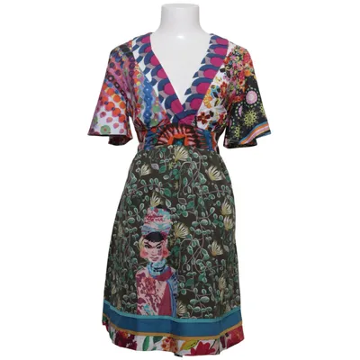Kjole (Brun, Flerfarvet) fra Desigual Bomuld