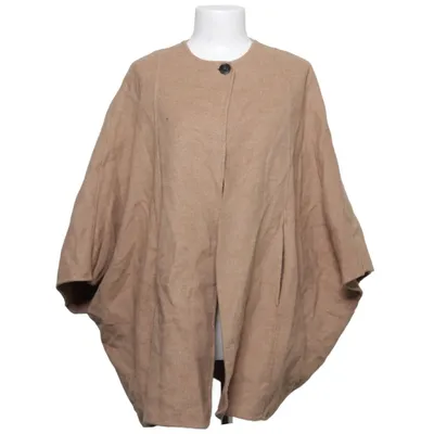 Cape (Beige) från Zara Woman Polyester, Viskos, Ull