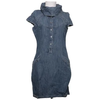 Jeanskleid (Ally Highneck Cap Sl.Dress) von Pulz Jeans Baumwolle