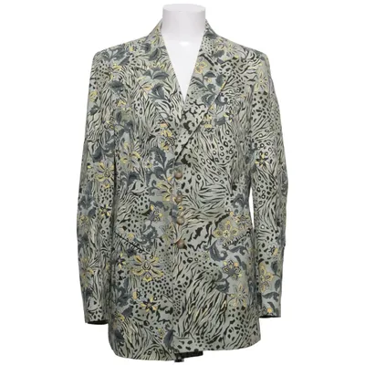 Blazer (Groen, Geel, Meerkleurig) van Hucke Katoen, Elastaan