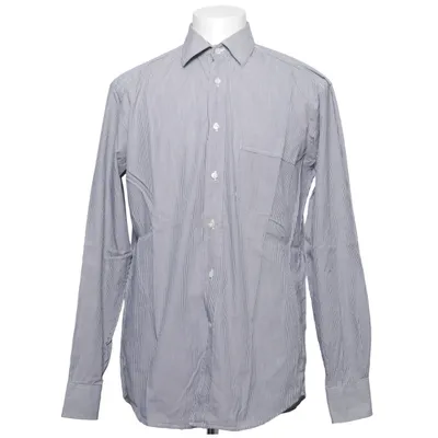 Shirt (Grijs, Wit) van Van Laack Katoen