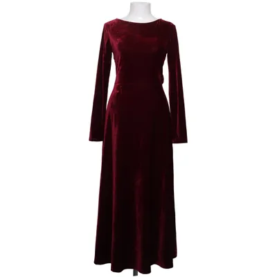 Aftenkjole (Rød) fra Indiska Elastan, Polyester