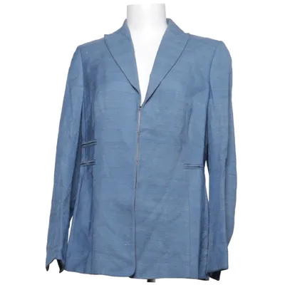 Blazer (Blauw) van Akris Zijde, Viscose