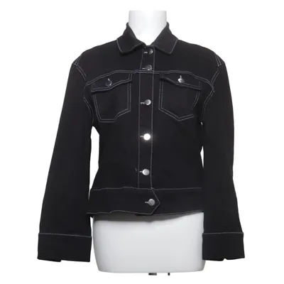 Spijkerjas (Cuffed Denim Jacket) van Emilie Briting x NA-KD Katoen, Elastaan
