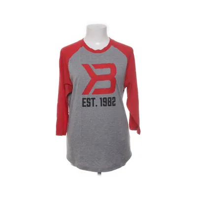 Baseballtröja (Grå, Röd) från Better Bodies Bomull, Polyester