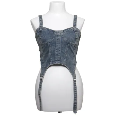 Crop top (Blauw) van Elfric Eden