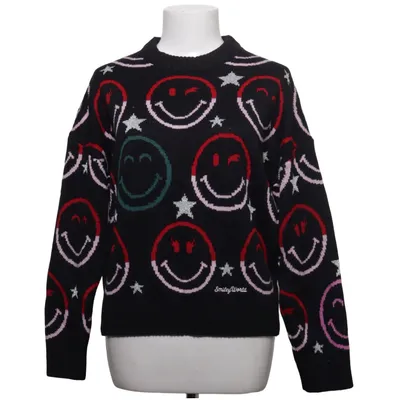 Trui (Zwart, Meerkleurig) van Smiley World Acryl, Metallvezel, Polyester