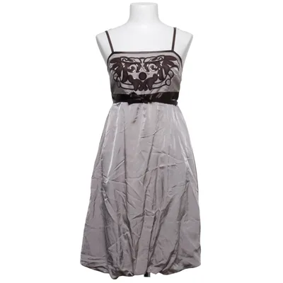 Dress (Beige, Brown) from Qiero Acetate, Cotton, Viscose