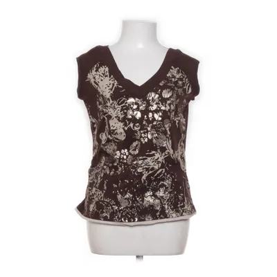 Top (Brown, Multicolored) from Brooker Cotton, Elastane, Wool