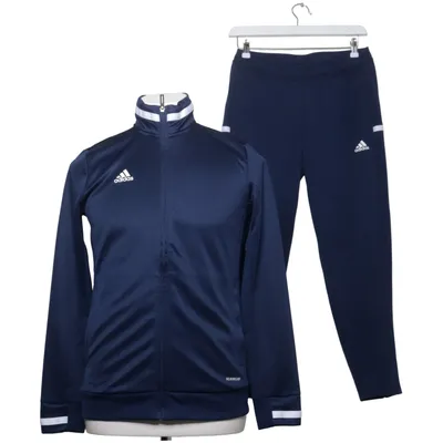 Træningssæt (Blå, Hvid) fra Adidas Genanvendt polyester