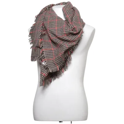 Sjaal (Zwart, Rood, Beige) van EseOese Acryl