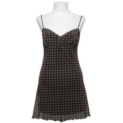 Jurk (Bruin, Beige) van Urban Outfitters Elastaan, Polyester