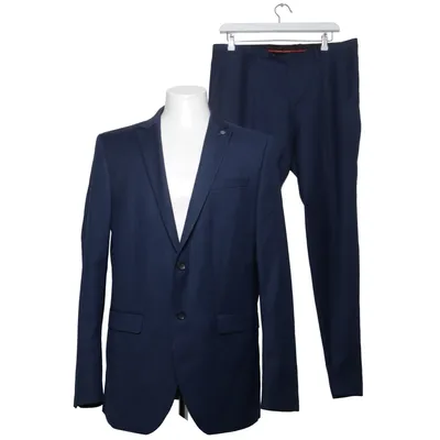 Kostym (423682 CG K-Andy SV) från Genius Elastan, Polyester, Ull