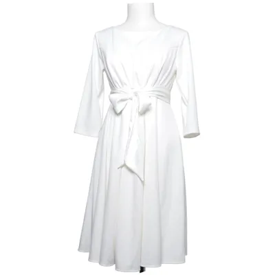 Zwangerschapsjurk (Kleid Sienna (Creme) Größe 1 / EU 36-38) van Tiffany Rose Elastaan, Polyester, Viscose
