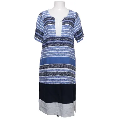 Dress (Blue, White, Multicolored) from Marila Linen, Viscose
