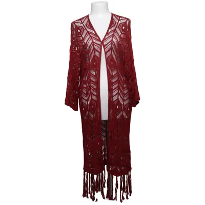 Strickjacke (Rot) von H&M Coachella Acryl, Viskose