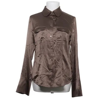 Shirt (Bruin) van S. Milton Elastaan, Zijde