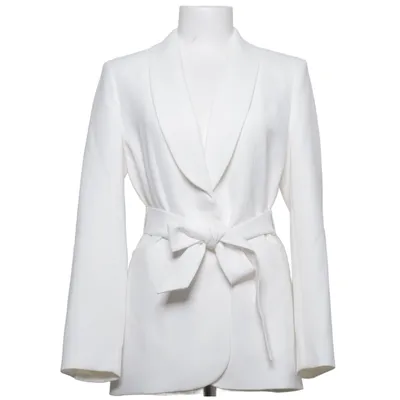 Tuxedo jacket (White) from Zara Polyester, Viscose
