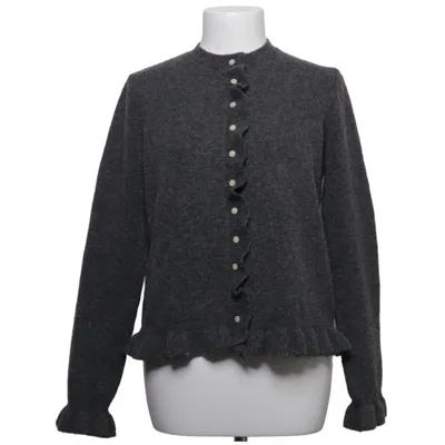Strickjacke (Grau) von VILA Elasthan, Recyceltes Polyester, Wolle