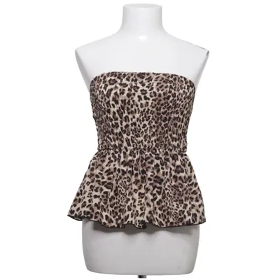 Top tube (Beige, Noir, Marron) de Romwe Élasthane, Polyester