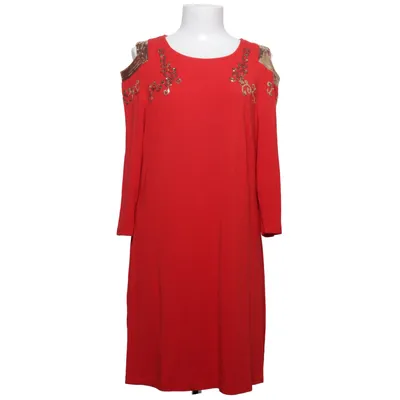 Jurk (Rood, Goud) van Pompöös Elastaan, Viscose
