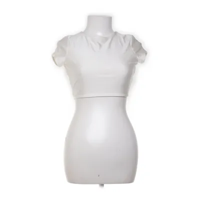Crop top (White) from Melissa Bentsen x NA-KD Elastane, Polyester