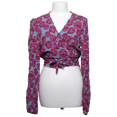 Wickelbluse (Blau, Pink, Grün) von Harper & Yve Viskose