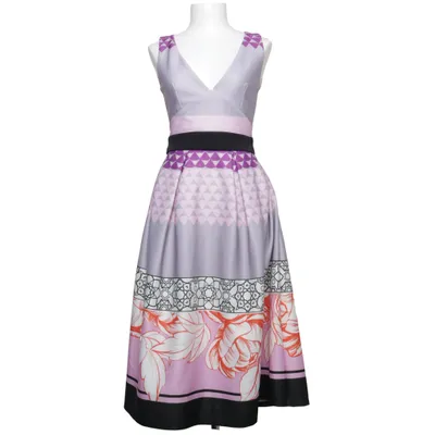 Dress (Purple, Black, Multicolored) from True Violet Elastane, Polyester