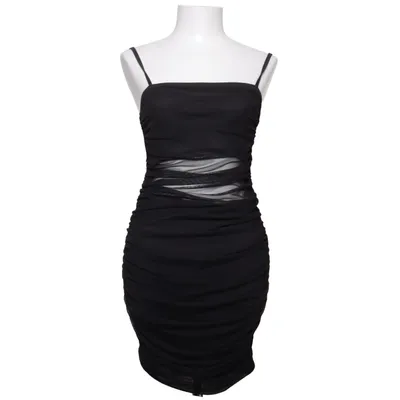 Jurk (Zwart) van PrettyLittleThing Elastaan, Polyester