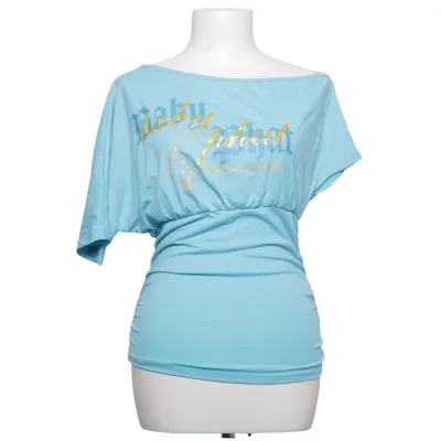 Top (Blauw) van Baby Phat Katoen, Elastaan, Polyester