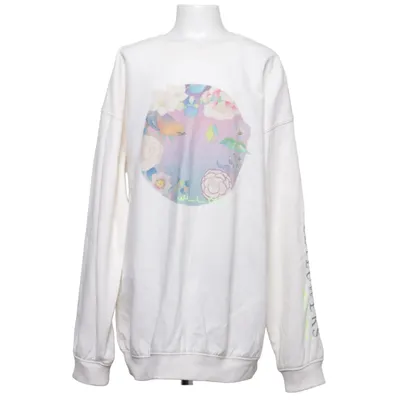 Sweatshirt (Wit) van Whooli Chen x H&M Katoen, Polyester, Elastaan
