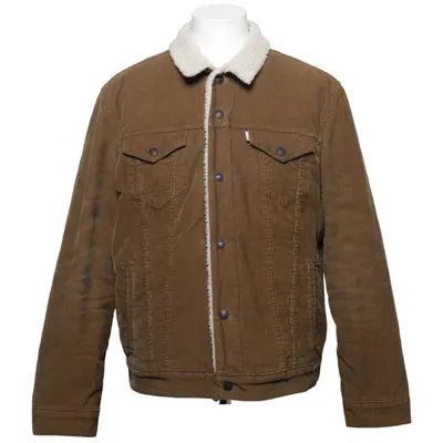 Foret Jeansjakke (Brun, Hvid) fra Levi Strauss & Co Bomuld, Polyester