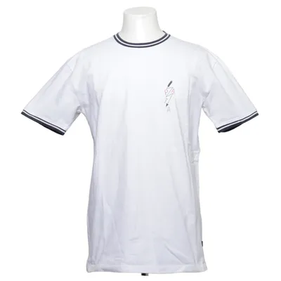 T-shirt (Wit, Blauw) van Patta Katoen