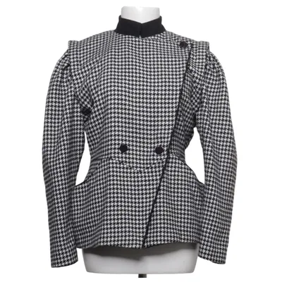 Blazer (Schwarz, Weiß) von Class Elasthan, Polyester, Wolle