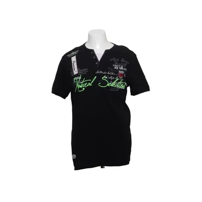 Henley shirt (Black) from Violento Cotton