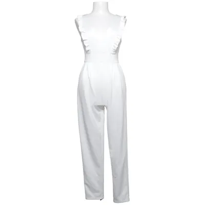 Buksedragt (Hvid) fra Walg Petite Elastan, Polyester