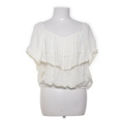 Top (Wit) van H&M Coachella Katoen, Viscose