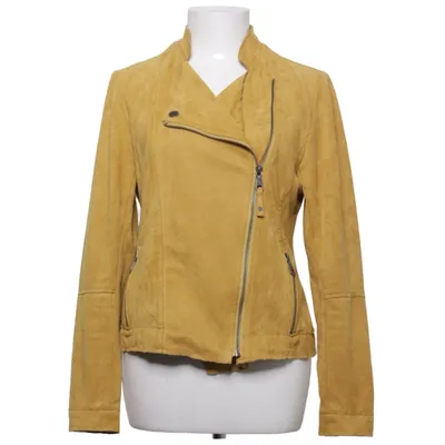 Biker jacket (Brown) from Nile Elastane, Polyester