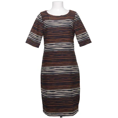 Dress (Brown, Blue, White) from Promiss Elastane, Polyester, Viscose