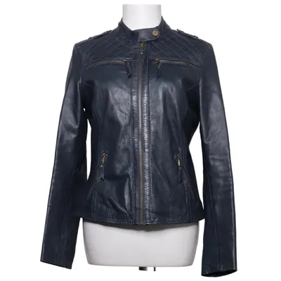 Leren jack (Grijs) van Arma Leer, Polyester